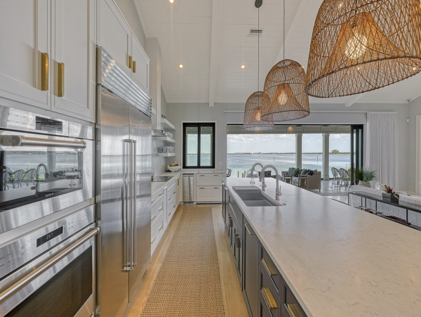 Bayfront Luxury Vacation Rental in Holmes Beach with Private Dock, Pool & Spa